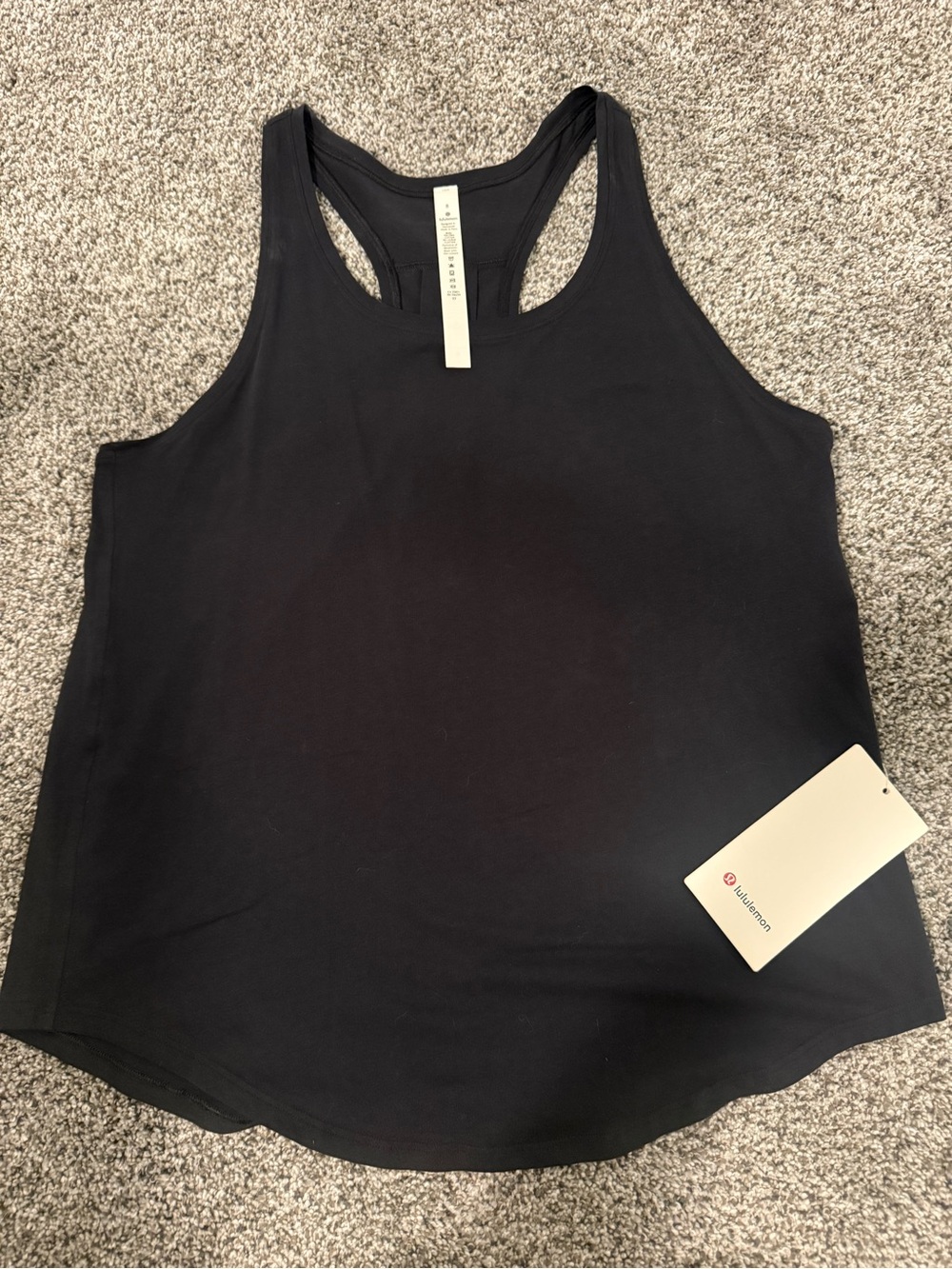 lululemon athletica Black Racerback Tank
